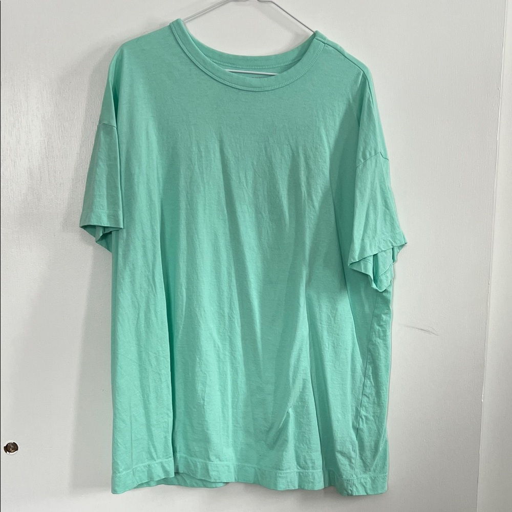 Old Navy Light Green Men's Short Sleeve Tee